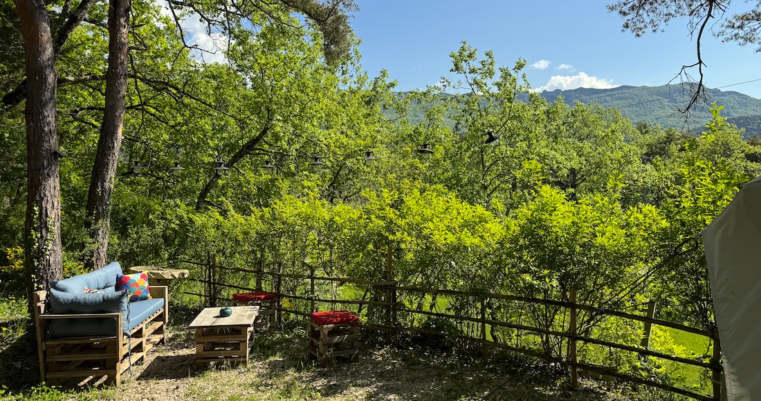 petit camping familiale riviere drome tentipi